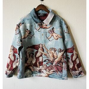 Rebel Vengeance "The Triumph of Galatea" Print Tapestry Long Sleeve Jacket M